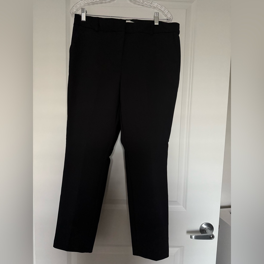H&M Black slim fit trousers